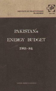 Pakistan Energy Budget 83-84