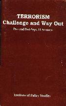 Terrorism - challenge and Way Out